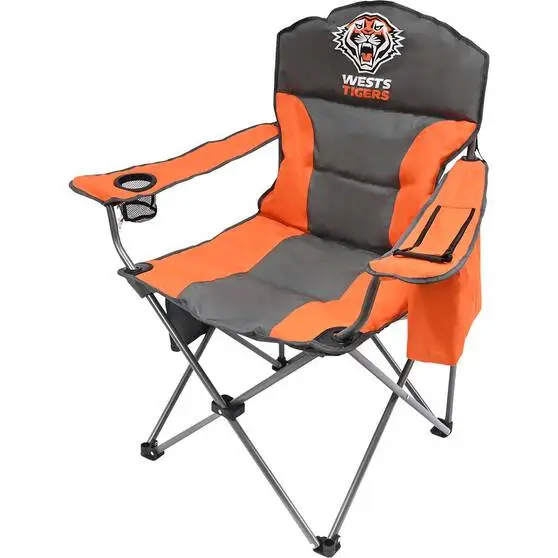 NRL Wests Tigers Camp Chair 2 NRL Wests Tigers Camp Chair - Image 2