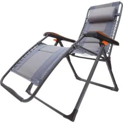 Wanderer Premium Reclining Alloy Lounger -Camping Hardware Sales BCF 520326 03 hi res