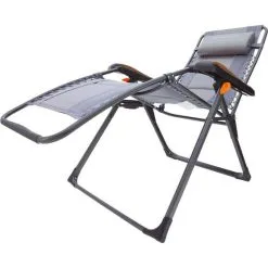 Wanderer Premium Reclining Alloy Lounger -Camping Hardware Sales BCF 520326 04 hi res