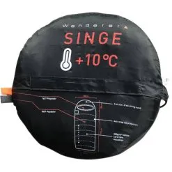 Wanderer Singe +10C Hooded Sleeping Bag -Camping Hardware Sales BCF 521035 03 hi res