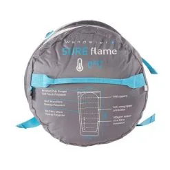 Wanderer SureFlame 0C Camper Sleeping Bag -Camping Hardware Sales BCF 521081 06 hi res