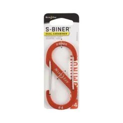Nite Ize S Biner Dual Carabiner Aluminium No.4 Orange
