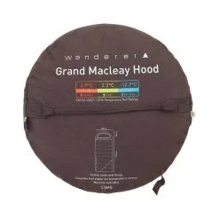 Wanderer Grand Macleay +6.9C Cotton Hooded Sleeping Bag 12 Wanderer Grand Macleay +6.9C Cotton Hooded Sleeping Bag -Camping Hardware Sales BCF 582094 05 hi res