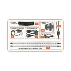 XTM 4x4 Accessories XTM 4 Bar Light Kit