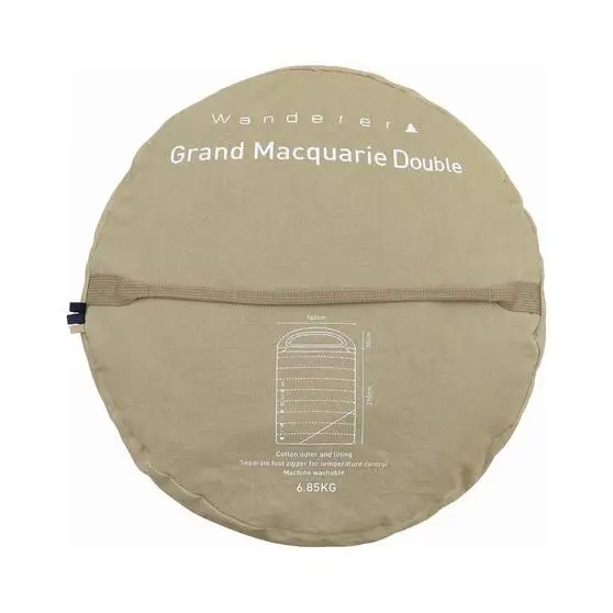 Wanderer Grand Macquarie Hooded Double Sleeping Bag 8 Wanderer Grand Macquarie Hooded Double Sleeping Bag - Image 8
