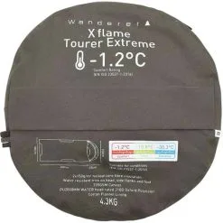 Wanderer XFlame Tourer Extreme -1.2°C Hooded Sleeping Bag -Camping Hardware Sales BCF 614926 05 hi res
