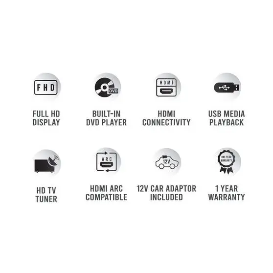 Altius 12V 24 " DVD Television Combo 2 Altius 12V 24 " DVD Television Combo - Image 2