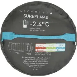 Wanderer SureFlame -2.4°C Hooded Sleeping Bag -Camping Hardware Sales BCF 628921 06 hi res