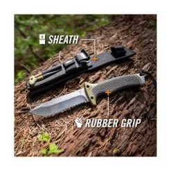 Gerber Ultimate Fixed Blade Survival Knife -Camping Hardware Sales BCF 631853 05 hi res