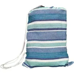 Wanderer Seafoam Stripe Double Hammock -Camping Hardware Sales BCF 632769 03 hi res