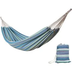 Wanderer Seafoam Stripe Single Hammock