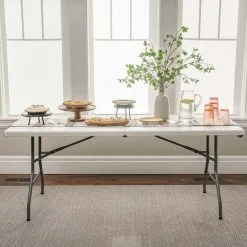 Peakform 6ft Centrefold Blow Mould Folding Table -Camping Hardware Sales BCF 634100 06 hi res