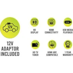 Altius Smart TV 24 Inch 240/12V