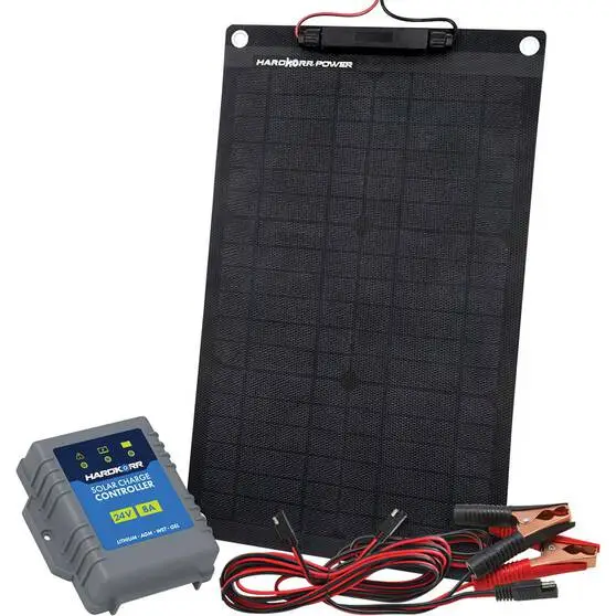Hardkorr 15W 24V Solar Trickle Charger 1 Hardkorr 15W 24V Solar Trickle Charger