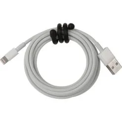 Nite Ize Gear Tie 6" Black 2 Pack -Camping Hardware Sales BCF 649418 02 hi res