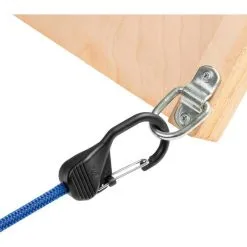 Nite Ize Carabiner SlideLock Bungee 36" Blue -Camping Hardware Sales BCF 649422 02 hi res