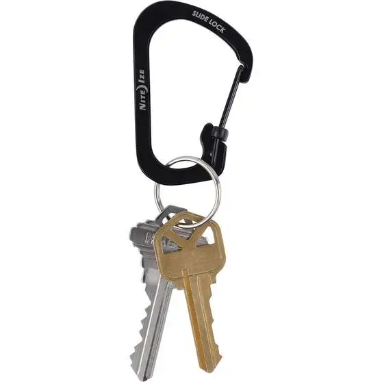 Nite Ize S-Biner Slide Lock No.3 Stainless Black 2 Nite Ize S-Biner Slide Lock No.3 Stainless Black - Image 2