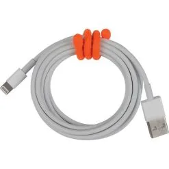 Nite Ize Gear Tie 6" Orange 2 Pack -Camping Hardware Sales BCF 650239 05 hi res