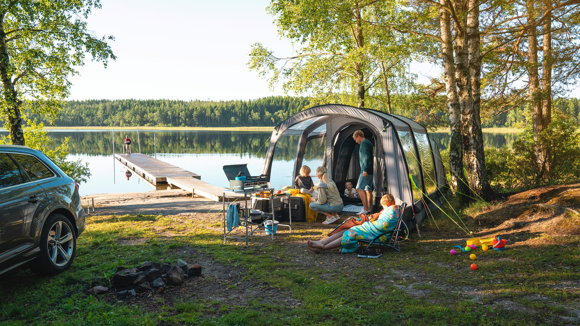 Front Page -Camping Hardware Sales Kampa 0002 Kampa Tent Family Lake